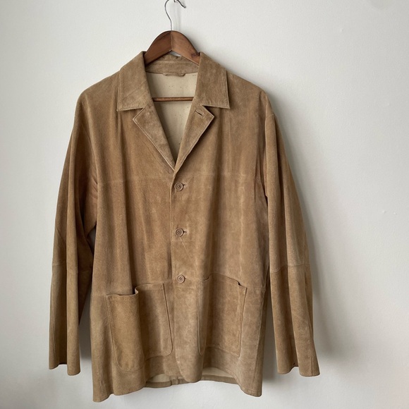 Massimo Tan Suede Women's Blazer - Picture 2 of 10